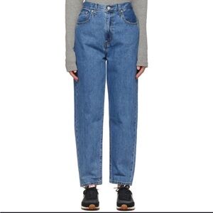 Levi's High Loose Taper Blue Denim Jeans